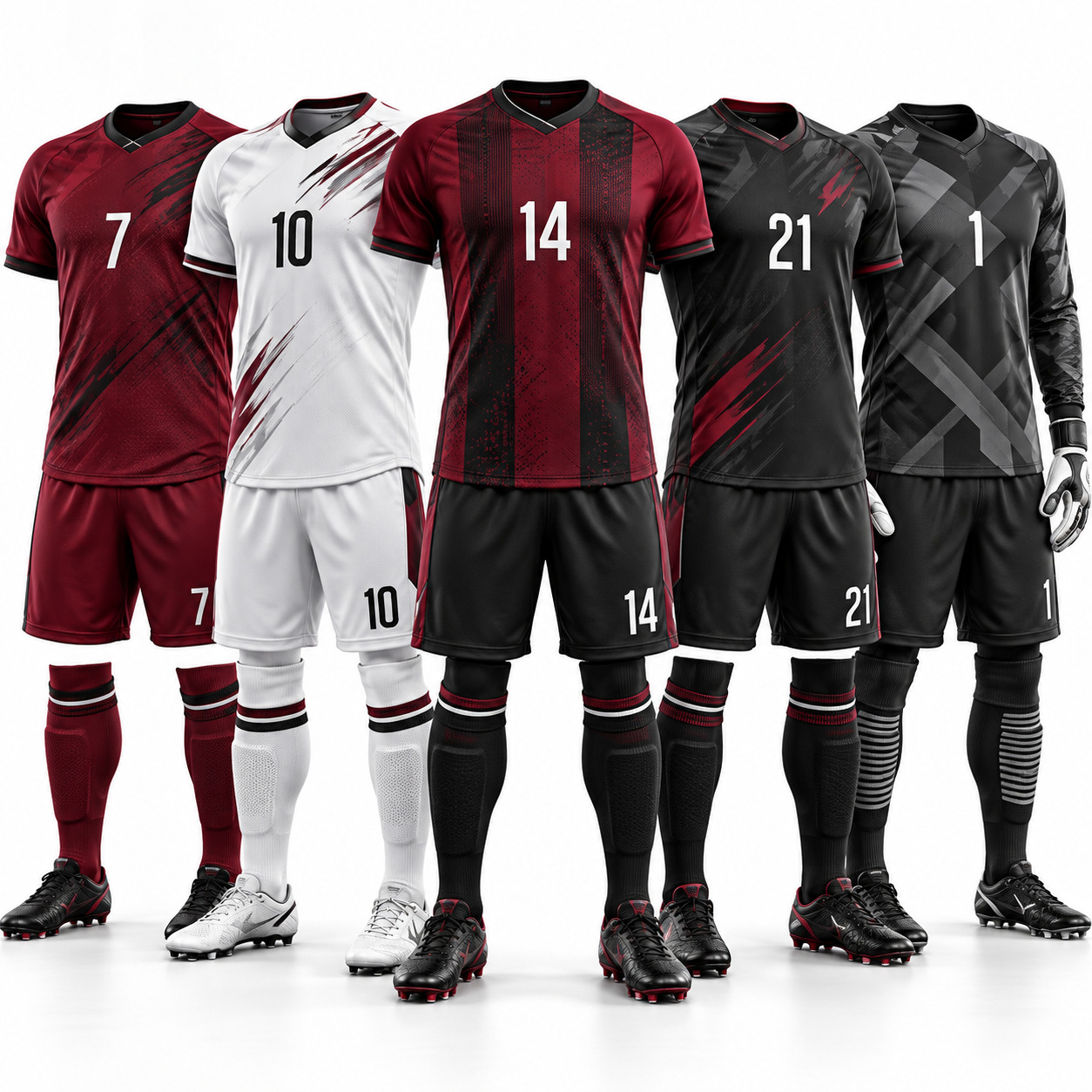 Complete premium custom football team kit package