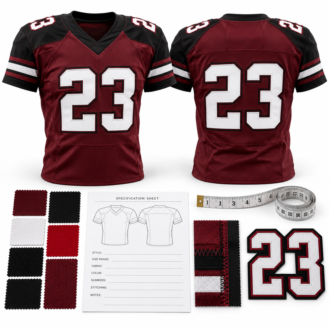 Football jersey sample and artwork approval process